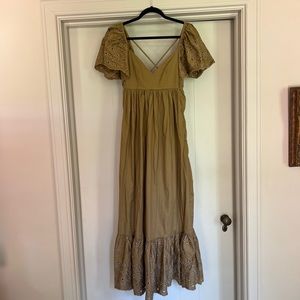 En Saison Barnette Khaki dress. NWT